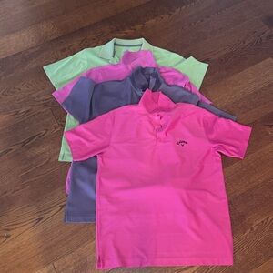 4 golf shirts